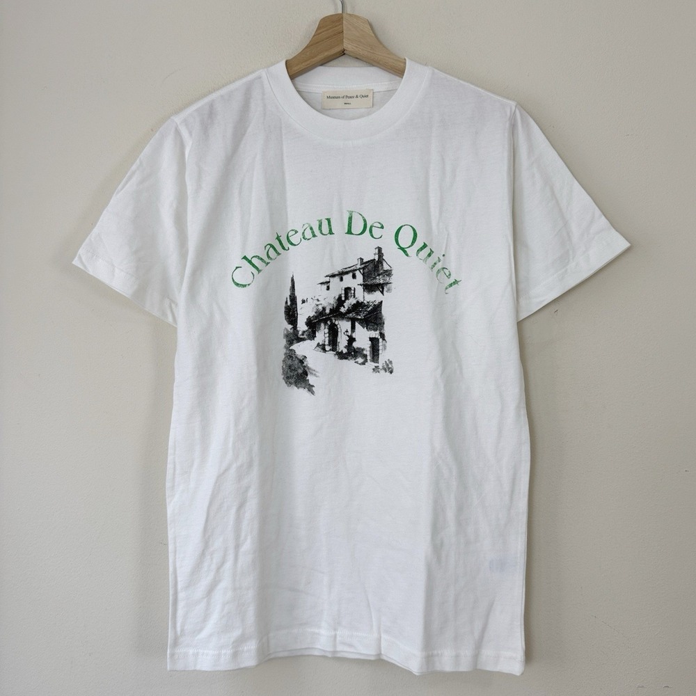 Museum of Peace & Quiet Art White Tee Shirt - Small